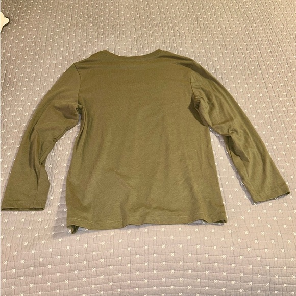 (Bundle 3 for $15) Old Navy Olive and Navy Long Sleeve Tee Set of 2 Kids L - Picture 5 of 6